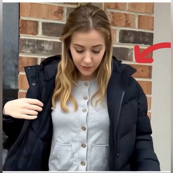 L.L. Bean Kids Black Down Jacket hooded size S - Picture 11 of 17